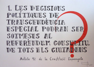 Fer un referèndum és inconstitucional